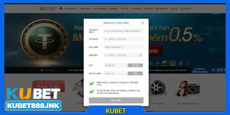 Các bước đăng ký Kubet chuẩn xác cho người mới
